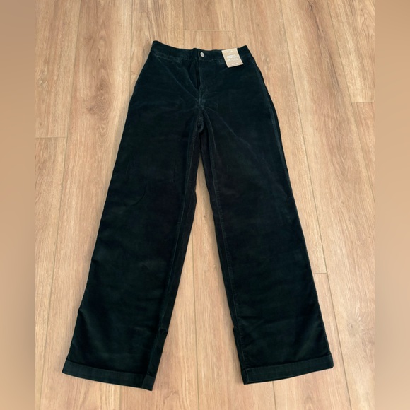 NWT Madewell The Emmett Wide-Leg Pant in Corduroy: Welt Pocket Edition - Picture 9 of 11